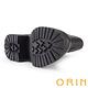 ORIN 造型皮釦真皮切爾西短靴 黑色 product thumbnail 6