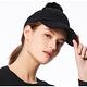 【Lynx Golf】女款日本進口布料花紋造型遮陽時尚毛球帽馬球帽可調節式球帽-黑色 product thumbnail 3