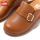 【FitFlop】SHUV BUCKLE-STRAP LEATHER CLOGS 金屬扣環設計木屐鞋-女(淺褐色) product thumbnail 5