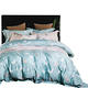 Saint Rose頂級精緻100%天絲床罩八件組(包覆高度35CM)-清新派-藍 雙人 product thumbnail 3