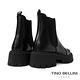 【TINO BELLINI 貝里尼】義大利進口厚底切爾西短靴FWMT003A-1(黑色) product thumbnail 4