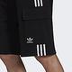 Adidas 3s Cargo Short [HB9542] 男 短褲 運動 休閒 工裝口袋 彈性 舒適 愛迪達 黑 product thumbnail 6