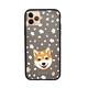 Corner4 iPhone 11 Pro 5.8吋柔滑觸感軍規防摔手機殼-柴犬(黑殼) product thumbnail 2