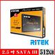 RITEK錸德 512GB SATA-III 2.5吋 SSD固態硬碟 product thumbnail 2