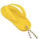 GUCCI 雙G夾腳托鞋造型鑰匙圈(黃色) product thumbnail 2