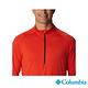Columbia 哥倫比亞 男款-野跑UPF50快排半開襟上衣-橘紅 UAE45560AH / S23 product thumbnail 3