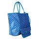 GOYARD St. Louis PM 防水帆布LOGO購物包(中-藍) product thumbnail 2