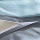 Betrise水波藍/灰 加大-摩登撞色系列 頂級300織紗100%純天絲四件式薄被套床包組 product thumbnail 8