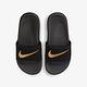 Nike Kawa Slide GS/PS [819352-003] 大童 涼拖鞋 運動 休閒 輕量 舒適 簡約 黑 金 product thumbnail 4