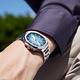 E.BOREL 依波路 復古系列 縱橫四海 圓弧八角形機械錶-漸層藍42.5mm N0404G0L-MS6S product thumbnail 6