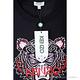 KENZO Tiger 粉彩虎頭字母印花黑色短袖Tee T恤(女款) product thumbnail 4