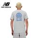 【New Balance】 特殊印刷插圖短袖上衣_男性_灰色_MT41913AG product thumbnail 9