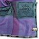 VERSACE凡賽斯 古典太陽神花豹拼色純棉帕巾領巾-紫色/藍綠色 product thumbnail 2