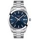 TISSOT 天梭 官方授權 Gentleman 紳士石英手錶 送禮推薦-藍/40mm T1274101104100 product thumbnail 2