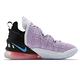 Nike 籃球鞋 LeBron XVIII EP 運動 男鞋 氣墊 避震 包覆 LBJ 明星款 球鞋 紫 白 CQ9284900 product thumbnail 3