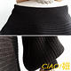 單色一字領燈籠袖針織連身裙 (黑色)-CIAO妞 product thumbnail 2