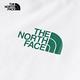 The North Face北面男女款白色標語印花設計短袖T恤｜4UCGFN4 product thumbnail 9