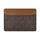 MK MICHAEL KORS JET SET金字壓印LOGO 印花PVC 4卡名片夾(兩色) product thumbnail 9