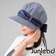 Sunlead 日本製。防曬護髮美型優雅蝴蝶結造型抗UV遮陽帽 (藍灰色) product thumbnail 6