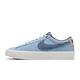 Nike 滑板鞋 Zoom Blazer Low Pro GT PRM 男鞋 女鞋 牛仔藍 丹寧 低筒 休閒 DM8890-100 product thumbnail 2