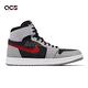 Nike 休閒鞋 Air Jordan 1 ZM Air CMFT 2 男鞋 灰 紅 高筒 麂皮 AJ1 一代 DV1307-060 product thumbnail 3