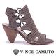 VINCE CAMUTO 氣質簍空刻紋魚口高跟鞋-灰色 product thumbnail 2