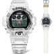 CASIO卡西歐 G-SHOCK 40週年限定 獨特透視錶面 半透明 經典三眼 數位系列 DW-6940RX-7_50mm product thumbnail 5