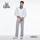 【Lynx Golf】男款防潑水防風保暖內刷毛3M反光印花長袖外套-白色 product thumbnail 3