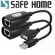 SAFEHOME USB 延長轉接器/轉接盒，USB轉RJ-45網路線，連接最長50公尺 CU1303 product thumbnail 4