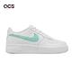 Nike 休閒鞋 Air Force 1 GS 女鞋 大童鞋 白 綠 皮革 經典 AF1 DV7762-104 product thumbnail 6