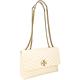 TORY BURCH Kira Chevron 小羊皮絎縫翻蓋式鍊帶肩背包(奶油白) product thumbnail 3