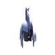 Max Mara-WEEKEND GHIA 漸層渲染邊框莫代爾棉深藍流蘇披肩 圍巾(180x140) product thumbnail 3