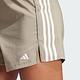 Adidas HYGLM 5 WVN SHO [IL6979] 女 短褲 亞洲版 運動 健身 訓練 中腰 吸濕排汗 奶茶 product thumbnail 6