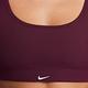 NIKE AS W NK ALATE ALL U RIB BRA 女運動內衣-酒紅-FB4067610 product thumbnail 4