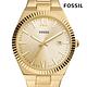 FOSSIL Scarlette 簡約金耀質感女錶 金色不鏽鋼錶帶 38 MM ES5299 product thumbnail 6