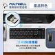 POLYWELL 無線鍵盤滑鼠組 2.4Ghz /黑色 product thumbnail 5