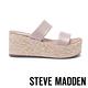 STEVE MADDEN-JOLTED 側邊鬆緊雙粗帶楔型拖鞋-珊瑚粉 product thumbnail 3