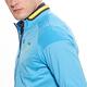 【Lynx Golf】男款剪接設計隱形拉鍊胸袋款長袖薄外套-亮藍色 product thumbnail 7