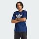 Adidas Trefoil T-Shirt [IR8011] 男 短袖 上衣 T恤 運動 經典 三葉草 基本款 深藍 product thumbnail 2