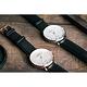 LICORNE 力抗錶 極簡主義銀框紳士手錶-白x黑/41mm product thumbnail 5