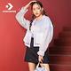 CONVERSE TRANSPARENT JACKET 休閒外套 薄外套 女外套 白色 10023200-A01 product thumbnail 4