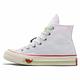 CONVERSE CHUCK 70 HI WHITE/SOFT RED/PINK FOAM 高筒 夏日 西瓜 女帆布鞋 A02297C 白色 product thumbnail 3