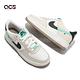 Nike 休閒鞋 Air Force 1 LE 大童 女鞋 卡其 薄荷綠 黑 Spliced Swoosh DX6062-101 product thumbnail 7