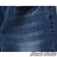 針織花紋拼接口袋牛仔褲 (藍色)-Seoul Holic product thumbnail 10