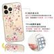 apbs iPhone 13 Pro 6.1吋水晶彩鑽防震雙料手機殼-彩櫻蝶舞 product thumbnail 4