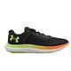 Under Armour 慢跑鞋 UA Charged Breeze 黑 橘 綠 路跑 避震耐磨 男鞋 3025129104 product thumbnail 6