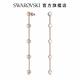 SWAROVSKI 施華洛世奇 Constella 水滴形耳環 圓形切割, 白色, 鍍玫瑰金色調 product thumbnail 3