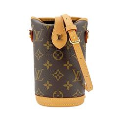 Louis Vuitton Fold Me Pouch Brown Monogram Phone Box Crossbody M80874