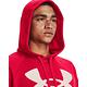 【UNDER ARMOUR】UA 男 Rival Fleece連帽長袖套頭衫-網路獨家-人氣新品 product thumbnail 4