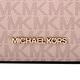 MICHAEL KORS 金字滿版防刮手提斜背水桶包97773淡粉mini product thumbnail 7